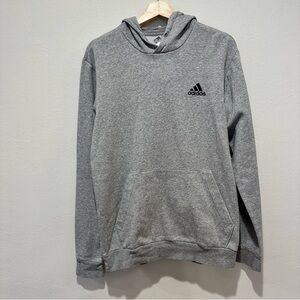 Adidas Men's Heather Gray Hoodie